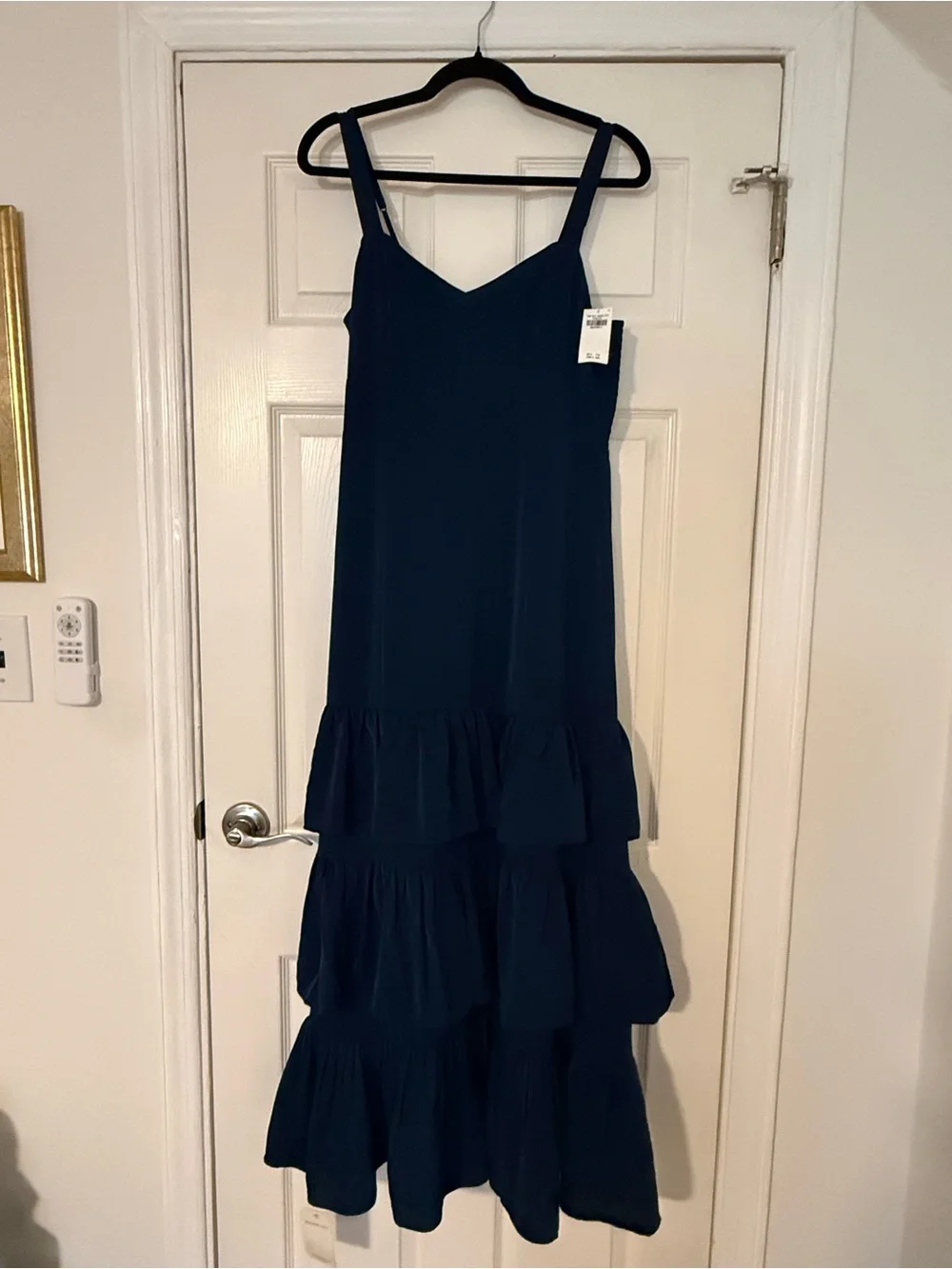 Abercrombie & Fitch - Tiered Ruffle Navy Maxi Dress - NWT - MP